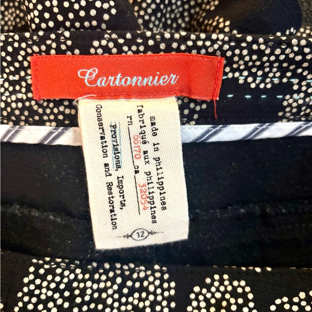 Anthropologie Cartonnier High Rise Dot Circle Print Shorts - Size 12 - Picture 3 of 5